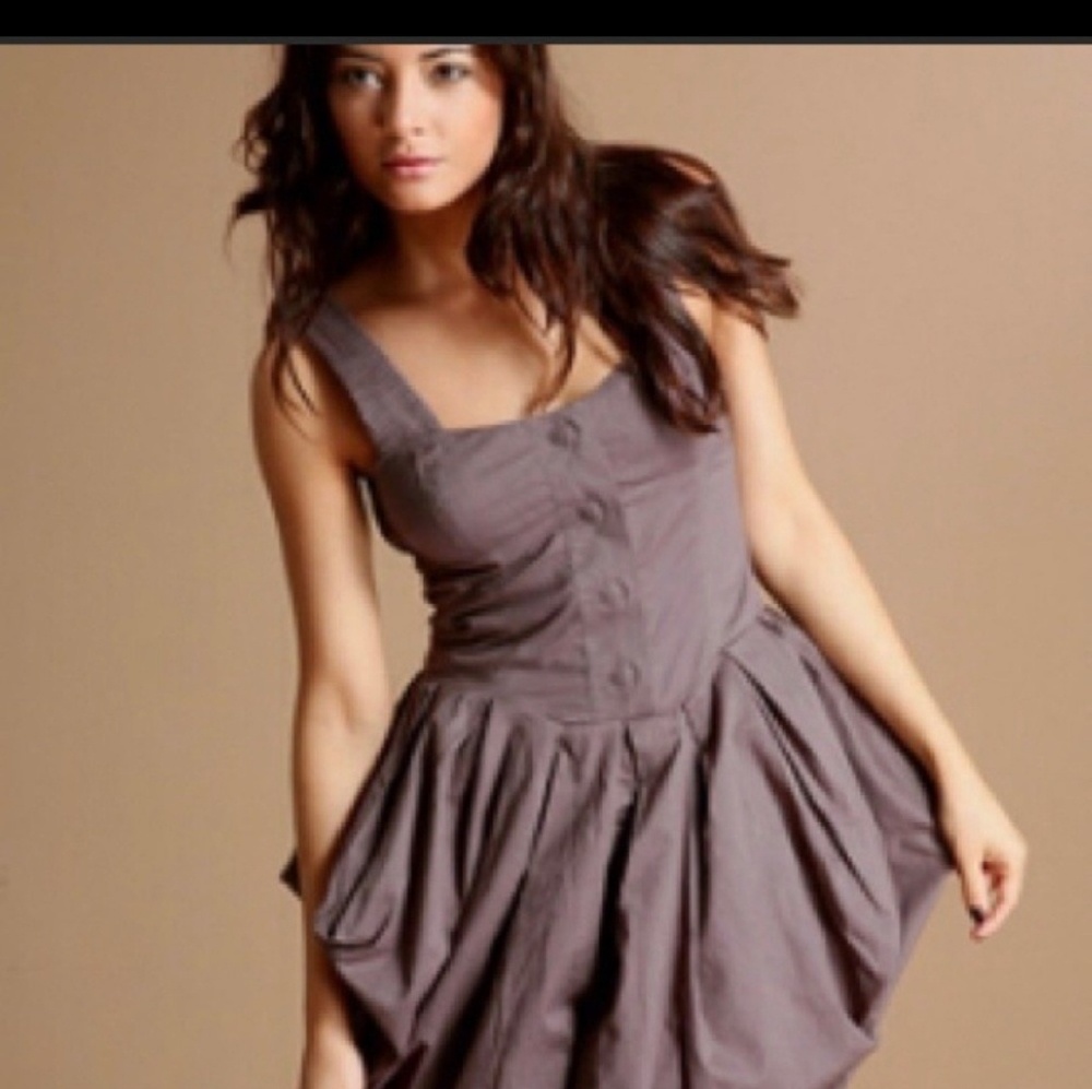 All Saints Beaujolais Ezra bustle ruffle button 10